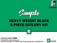 6 Piece Kit – Heavy Weight Black 5.5gm