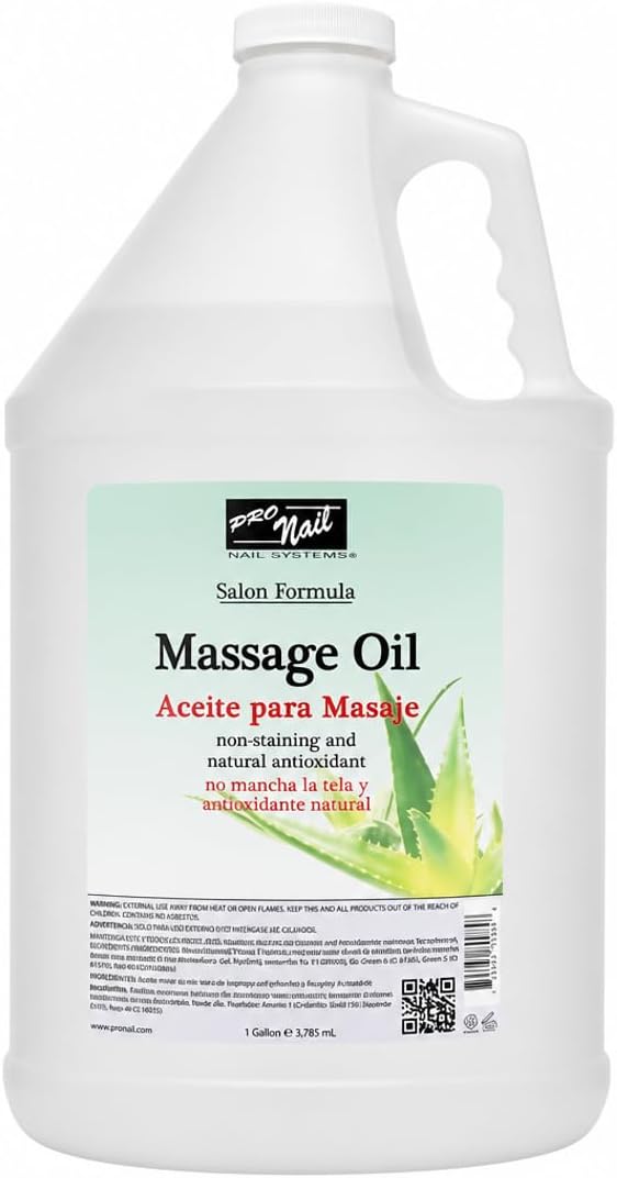 ProNail Clear Massage Oil Unscented 1 Gallon