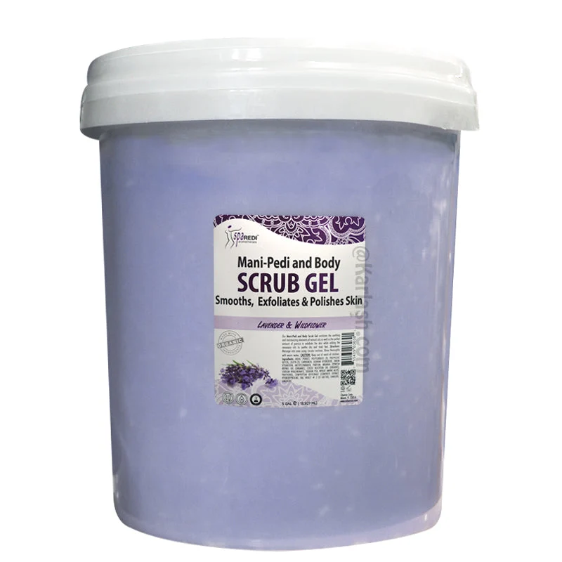 Lavender & Wildflower Mani-Pedi & Body Scrub Gel 5 Gal