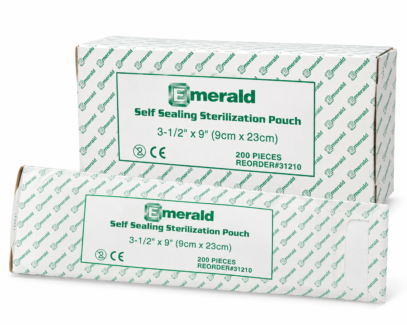 : : Self Sealing Sterilization Pouch (3 1/2″ x 9″) [CASE]