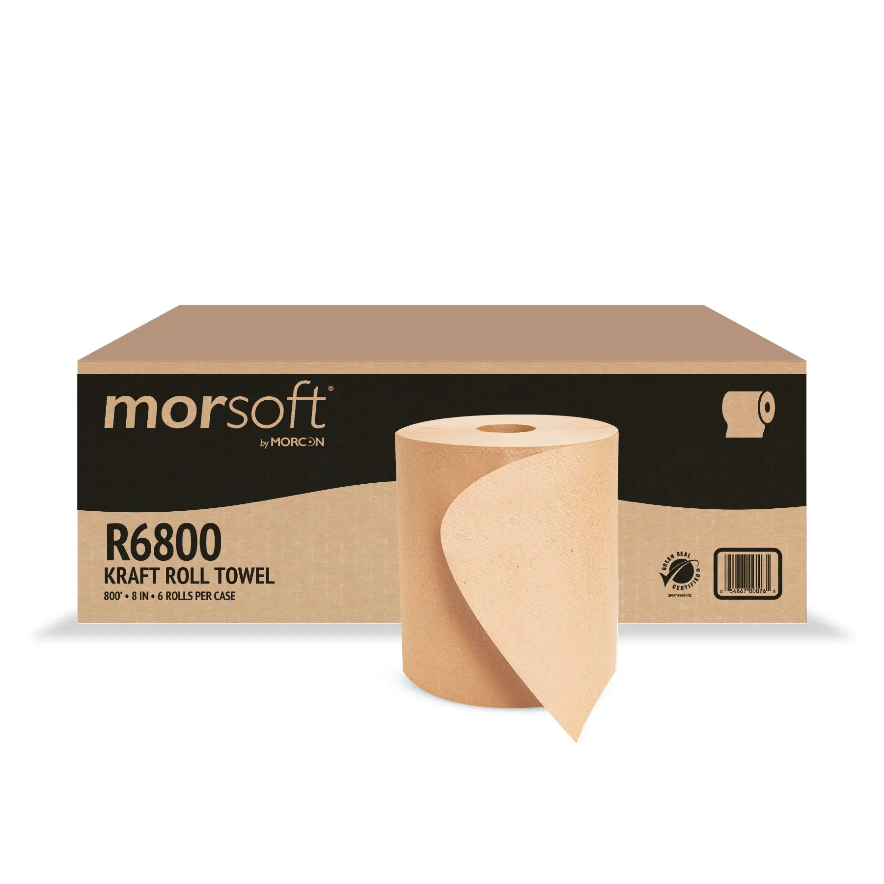 Morsoft Hardwound Roll Towel Kraft