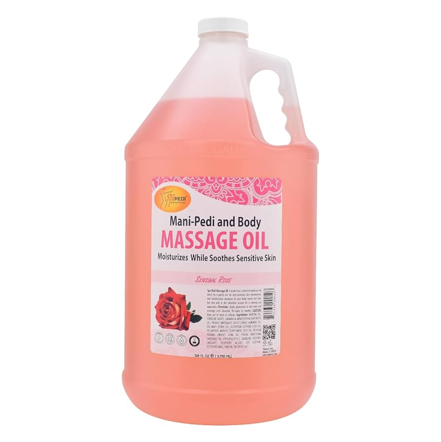 SpaRedi Sensual Rose Massage Oil 1 Gallon