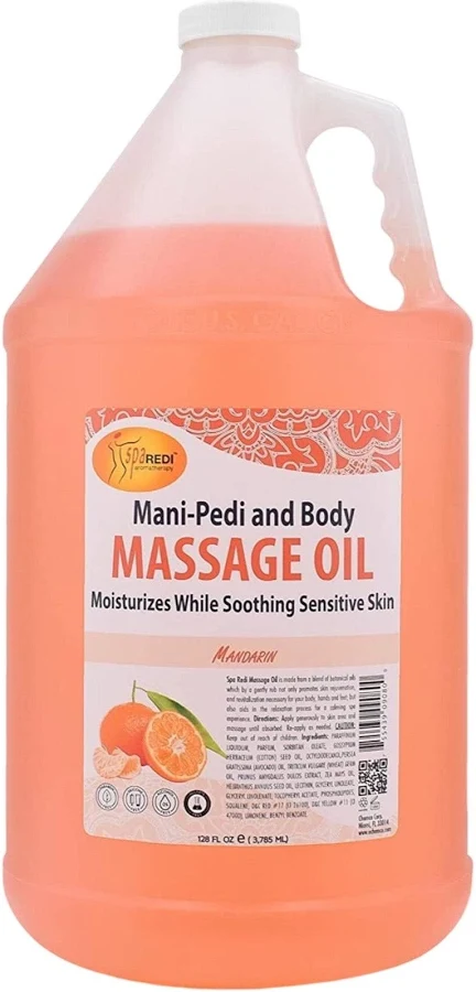 SpaRedi Mandarin Massage Oil 1 Gallon
